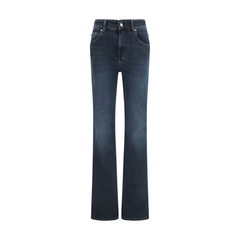 Jeans Flared en Coton Bleu Haikure Vicky
