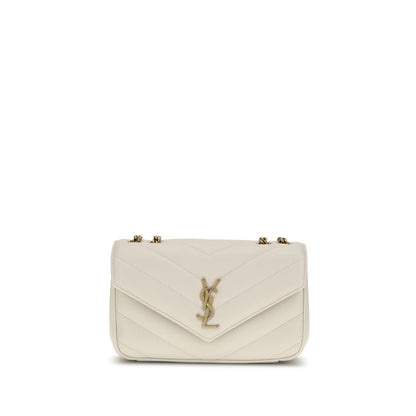Saint Laurent Cream Lamb Ovis Aries Aries Shoulder Bag