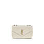 Saint Laurent Cream Lamb Ovis Aries Aries Shoulder Bag