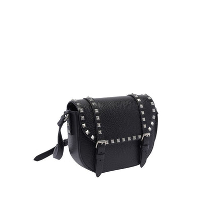 Valentino Garavani Black Leather Crossbody Bag