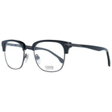 Lozza Black Metal & Plastic Trapezium Glasses (Frames)