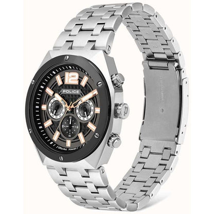 Police Gray Stainless Steel Dress Watch