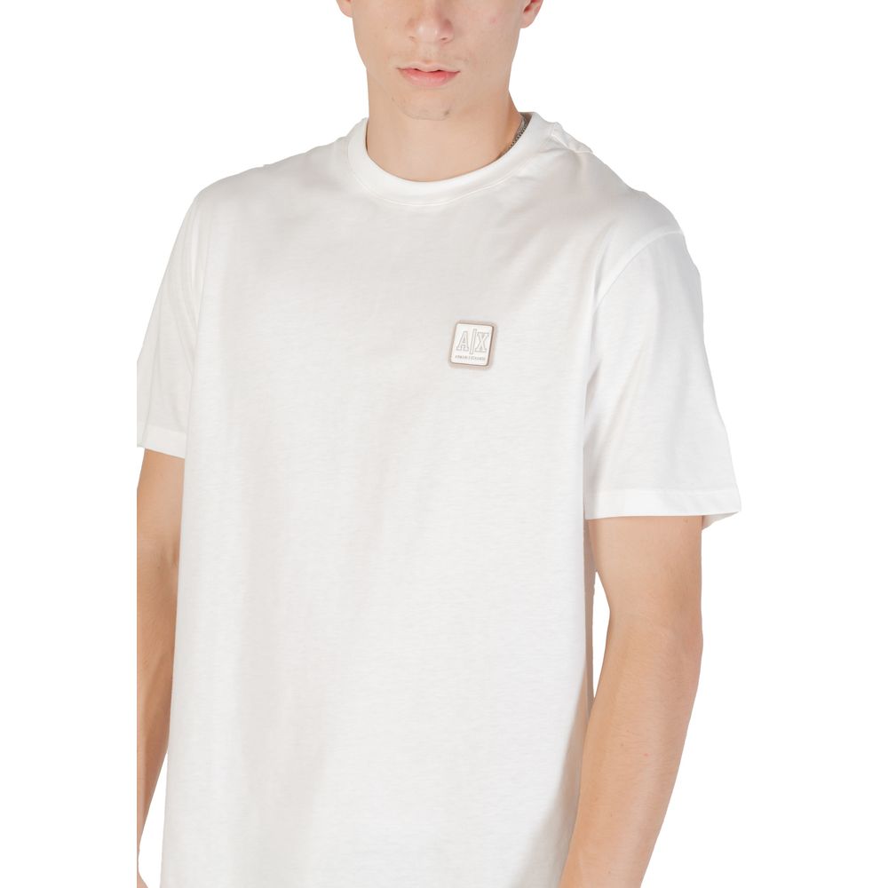 T-shirt en coton blanc Armani Exchange