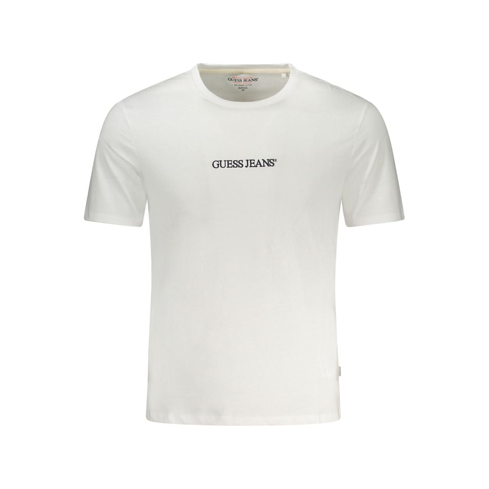 Guess Jeans Bianco T-Shirt en Coton pour Homme