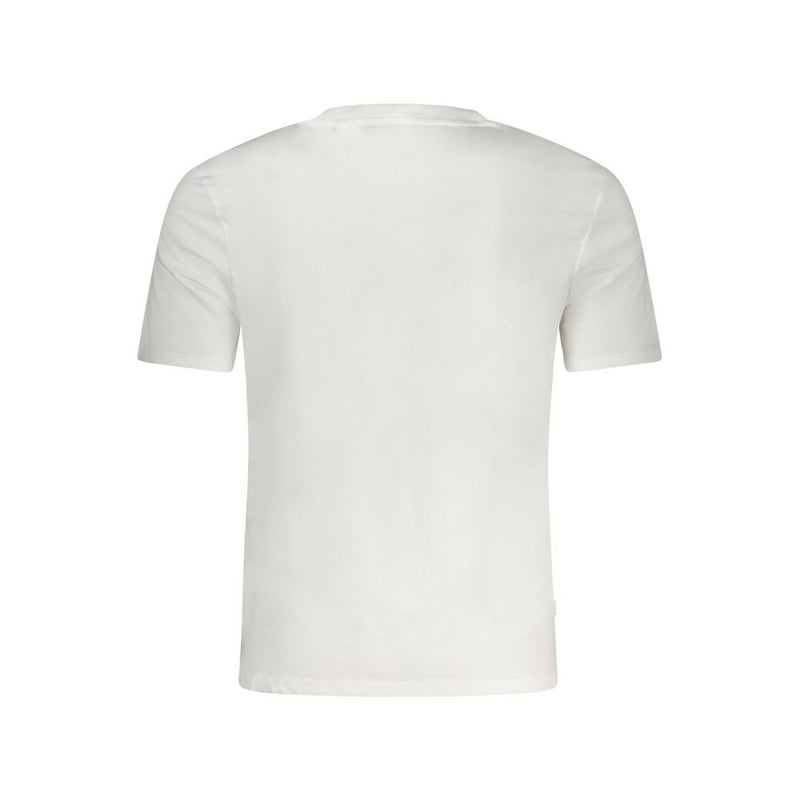 Guess Jeans Bianco Katoenen Heren T-shirt