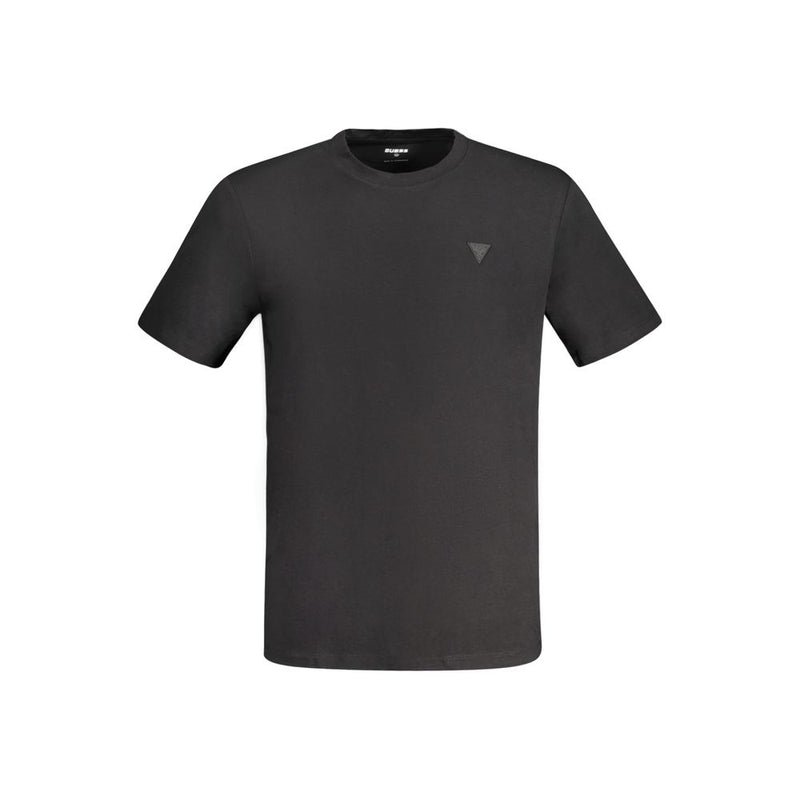 Guess Jeans Black Cotton Men's T-Shirt - Casual Chic Style