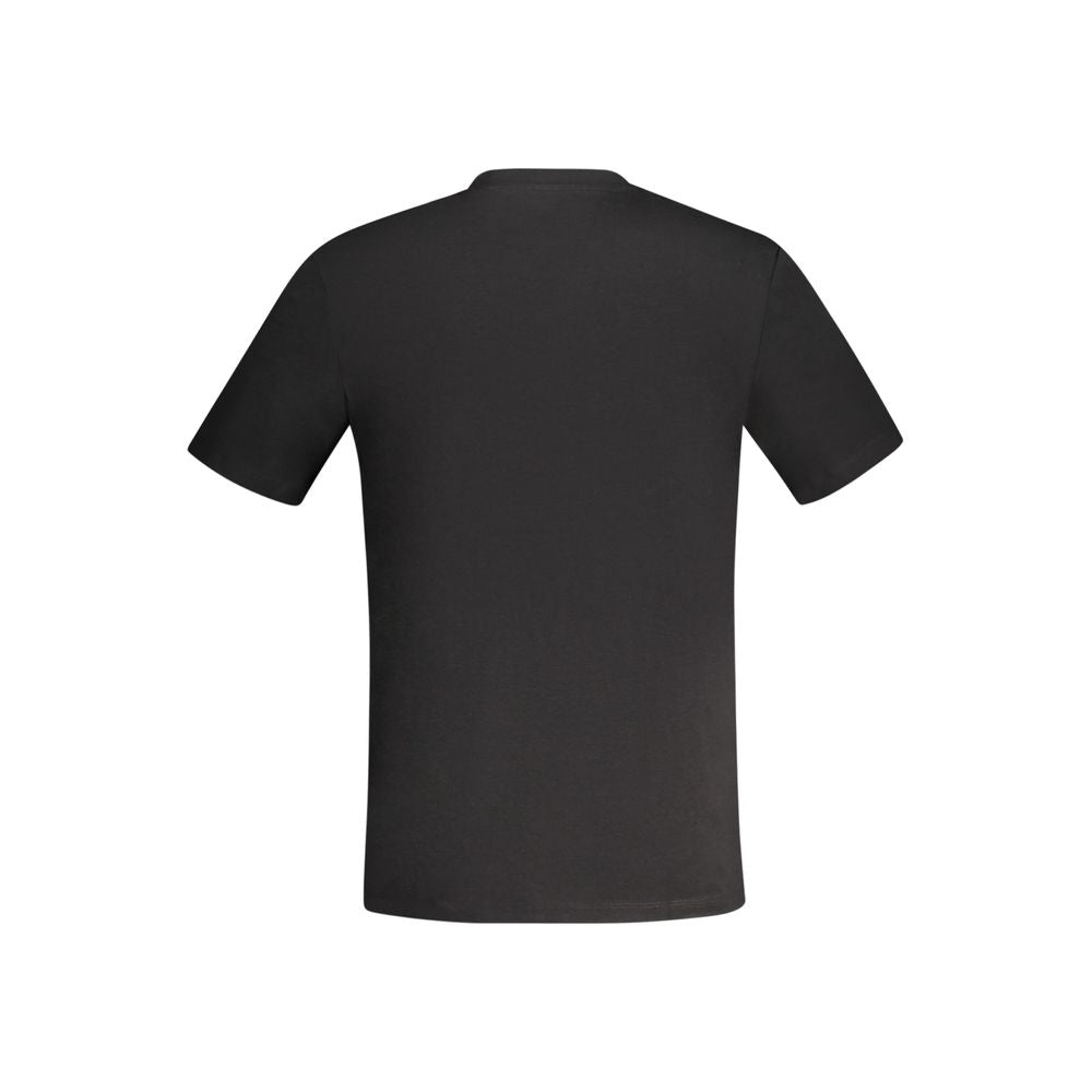 Guess Jeans Black Cotton Men's T-Shirt - Casual Chic Style