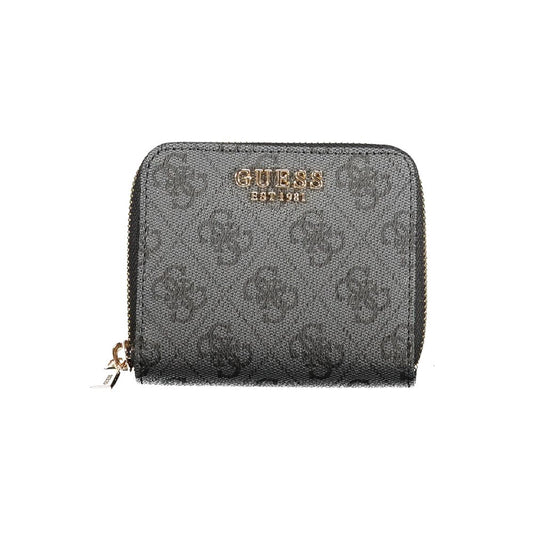 Guess Jeans LAUREL II SLG Black Polyethylene Wallet for Women