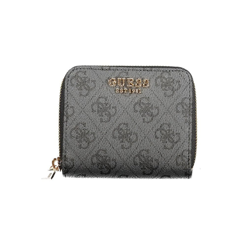 Guess Jeans LAUREL II SLG Black Polyethylene Wallet for Women