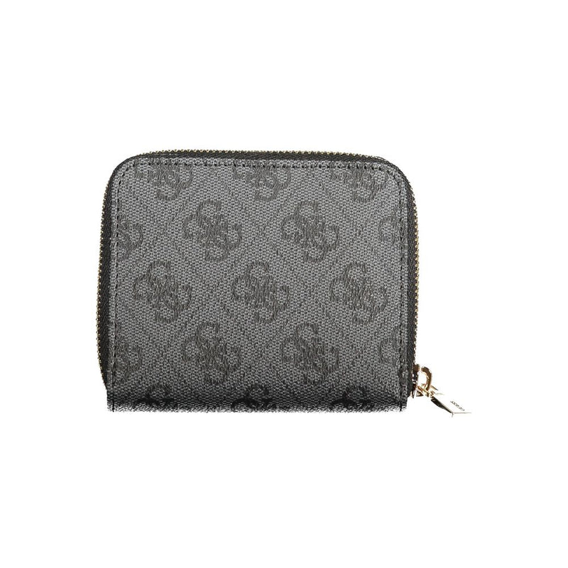 Guess Jeans LAUREL II SLG Black Polyethylene Wallet for Women