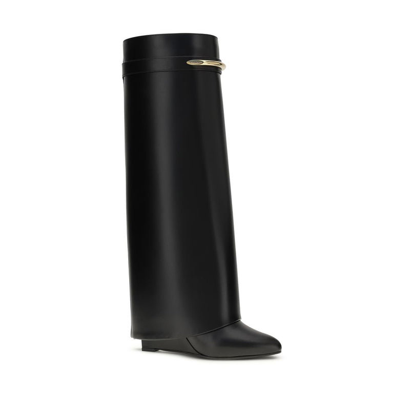Givenchy Black Calf Leather Bos Taurus Boots for Women