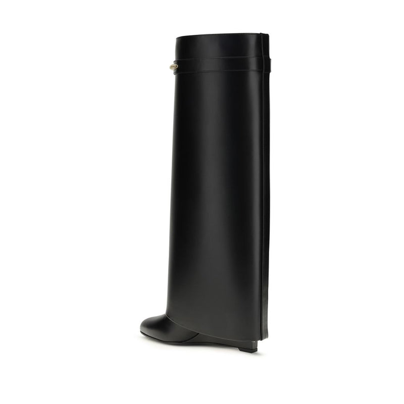Givenchy Black Calf Leather Bos Taurus Boots for Women