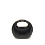 Sacai Black Calf Leather Bos Taurus Handbag