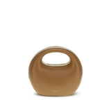 Sacai Brown Calf Leather Bos Taurus Handbag - Elegant and Versatile