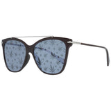 Police Brown Metal & Plastic Butterfly Sunglasses for Women