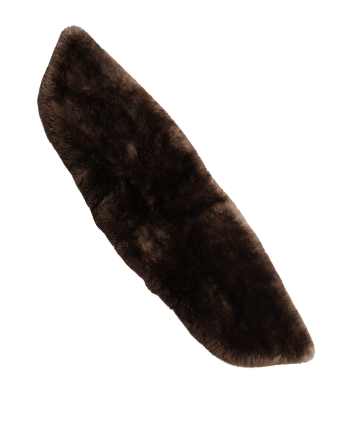 Dolce & Gabbana Brown Mink Fur Shoulder Collar Neck Wrap Scarf