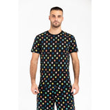 T-Shirt en Coton Noir Moschino - Modèle Fantasy