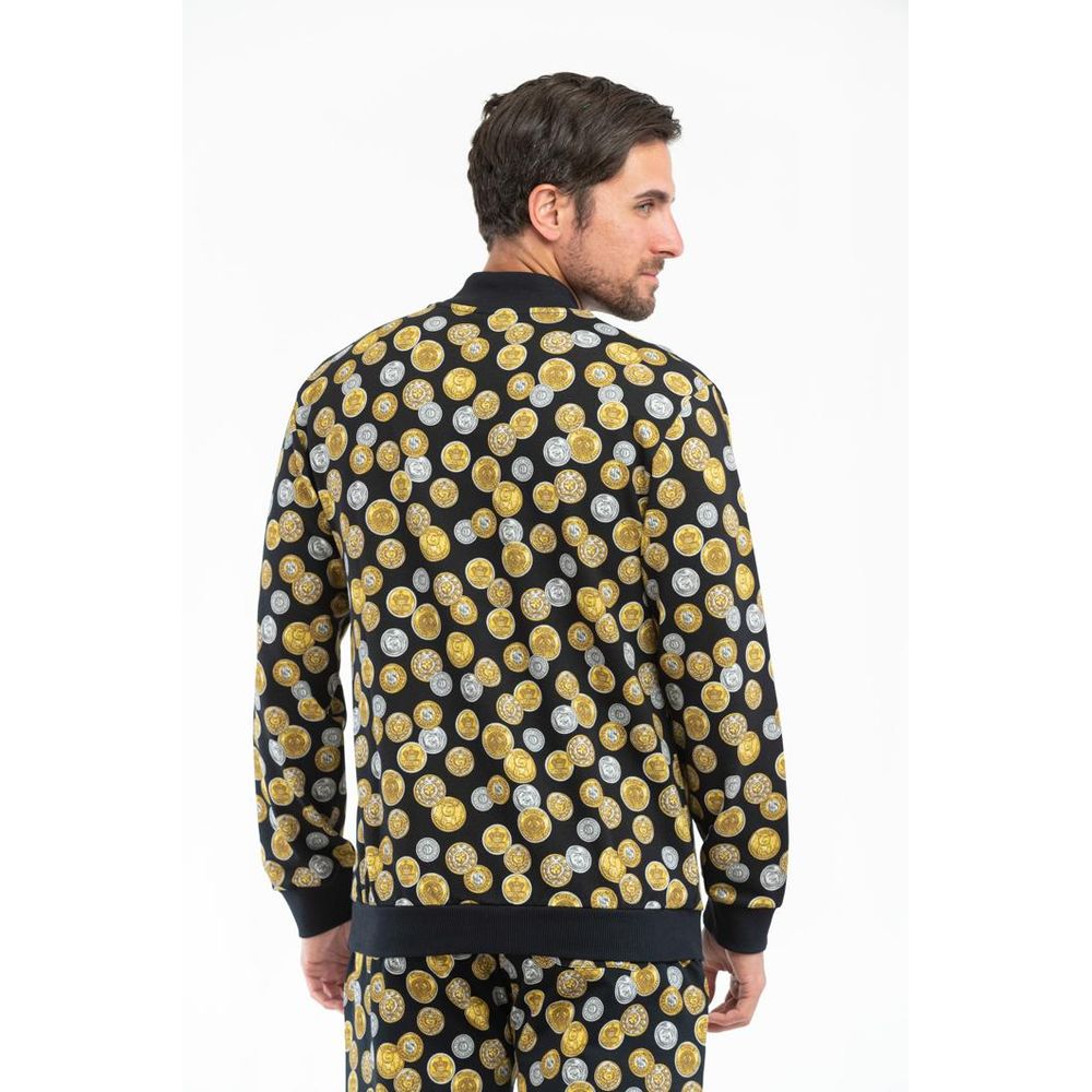 Moschino Black Fantasy Cotton Sweatshirt for Men
