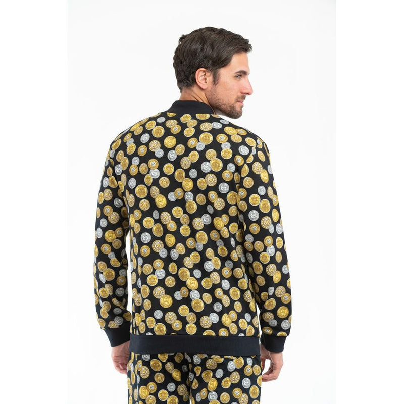 Moschino Black Fantasy Cotton Sweatshirt for Men