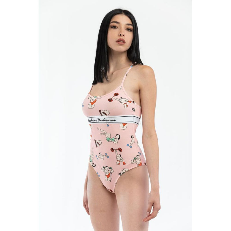 Moschino Pink Cotton Bodysuit - Chic and Versatile