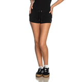 Juicy Couture Black Cotton Short and Mini Shorts for Women