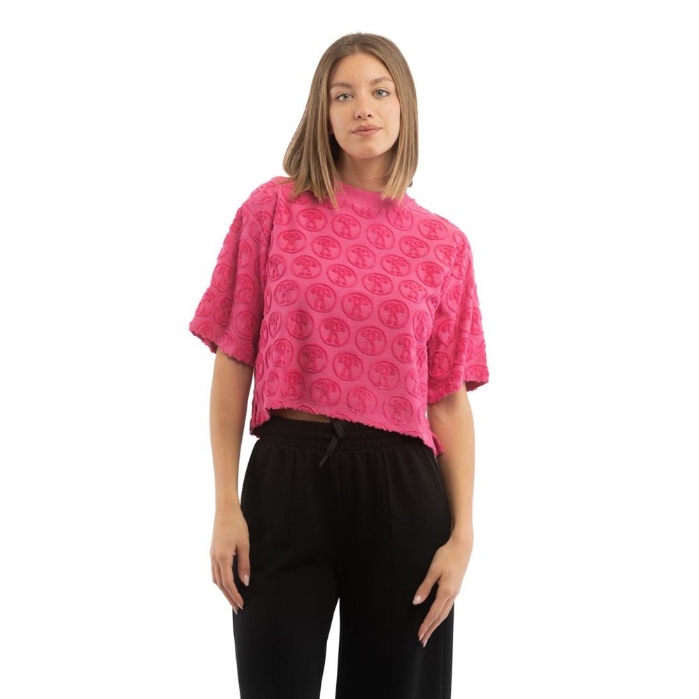 Moschino Fuchsia Cotton T-Shirt - Confort et Style pour Femmes