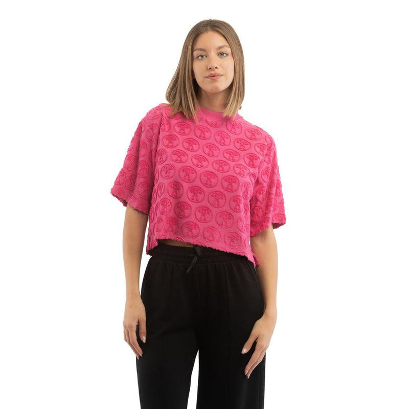 Moschino Fuchsia Cotton T-Shirt - Confort et Style pour Femmes