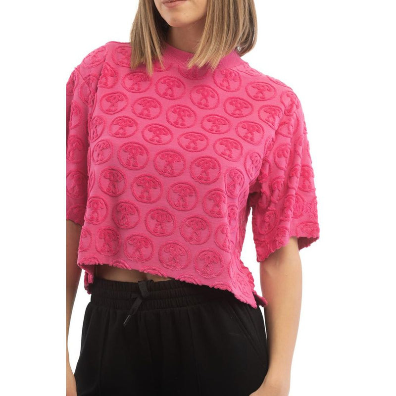 Moschino Fuchsia Cotton T-Shirt - Confort et Style pour Femmes