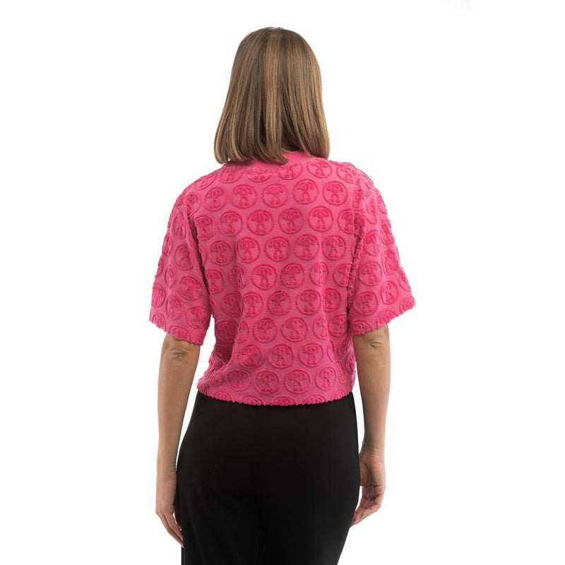 Moschino Fuchsia Cotton T-Shirt - Confort et Style pour Femmes