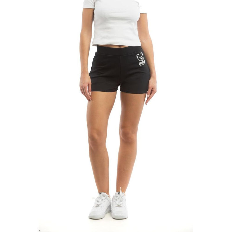 Moschino Black Cotton Shorts for Women - Chic & Versatile