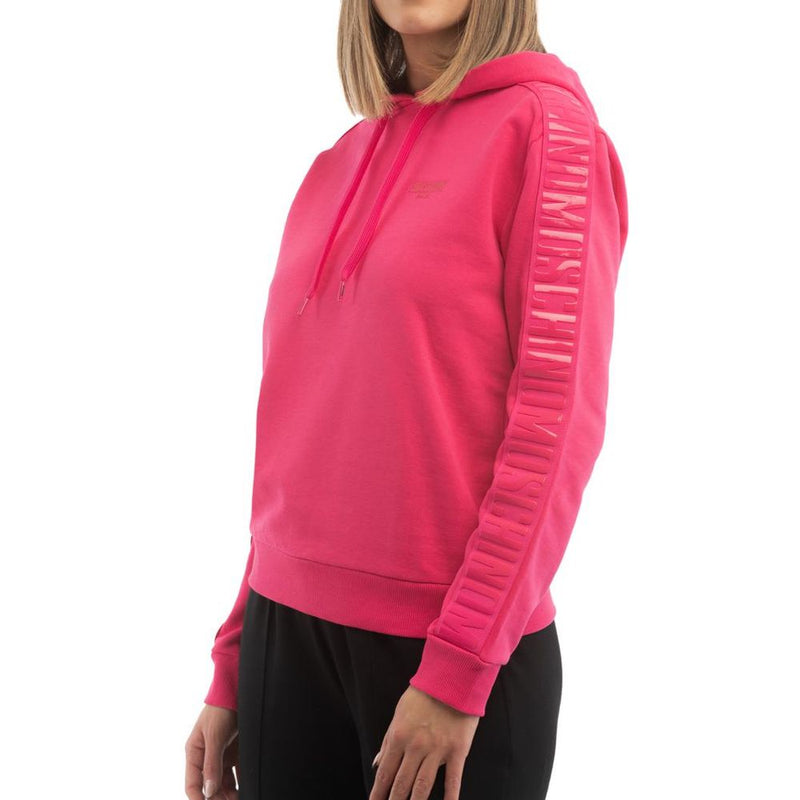 Moschino Fuchsia Cotton Sweatshirt - Style Meets Comfort