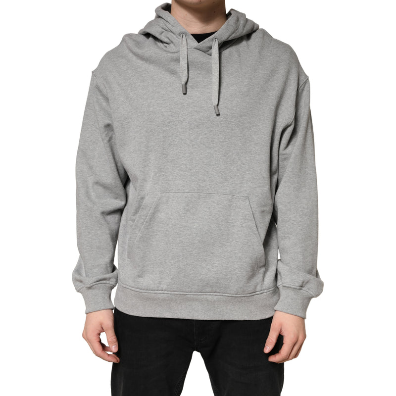 Dolce & Gabbana Grijs Katoenen Sweatshirt met capuchon