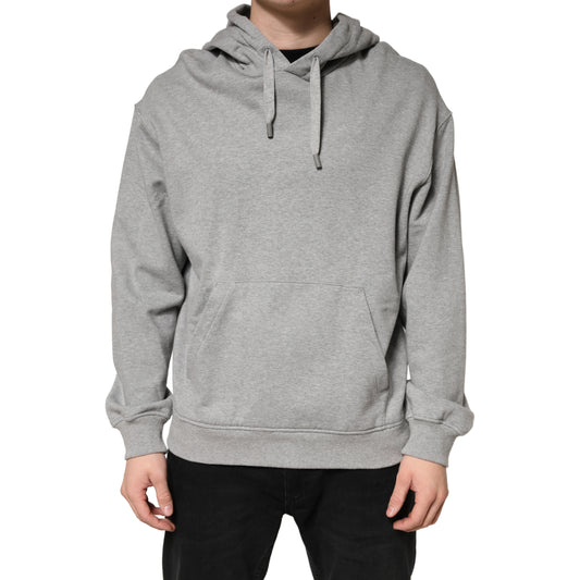 Dolce & Gabbana Grijs Katoenen Sweatshirt met capuchon