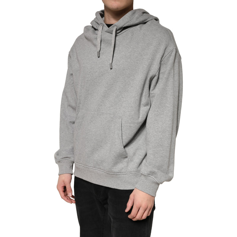 Dolce & Gabbana Grijs Katoenen Sweatshirt met capuchon