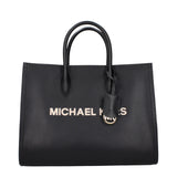 Michael Kors Black Leather Handbag - Chic & Functional Accessory