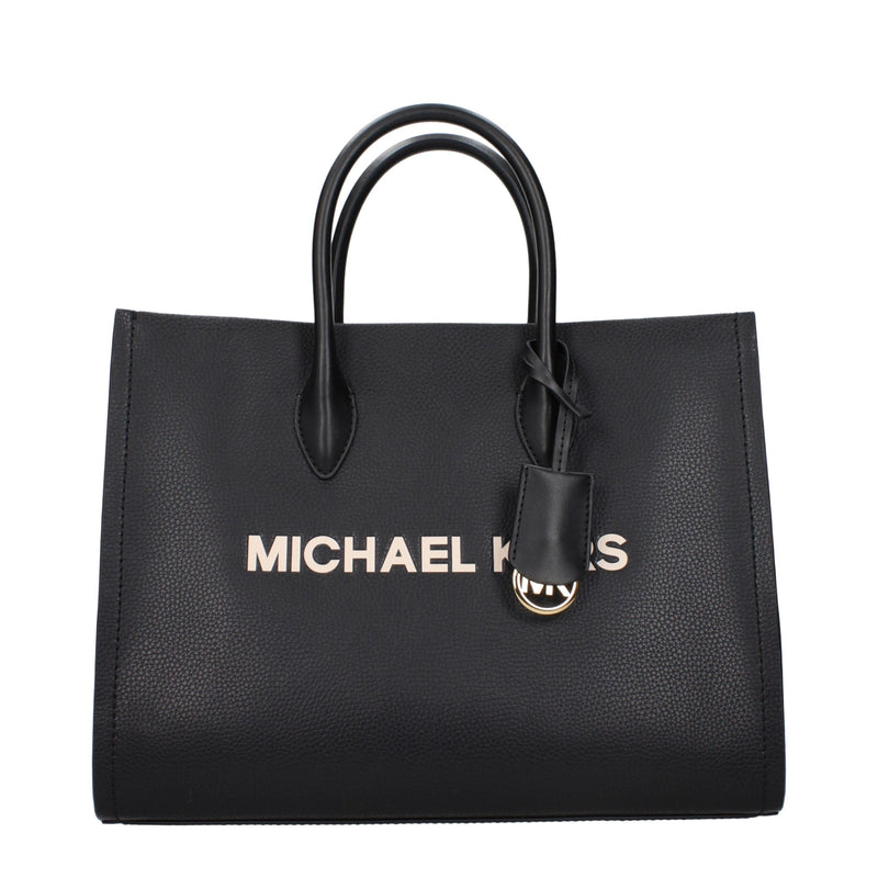 Michael Kors Black Leather Handbag - Stylish & Versatile Accessory