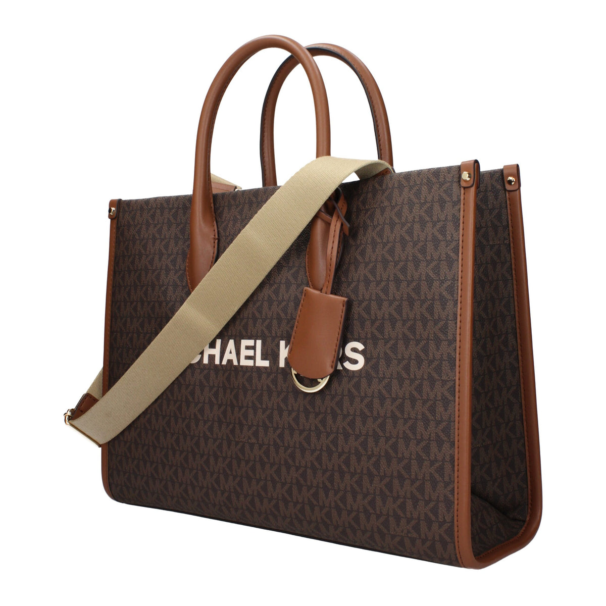 Michael Kors Brown Fabric Handbag - Élégance et Polyvalence
