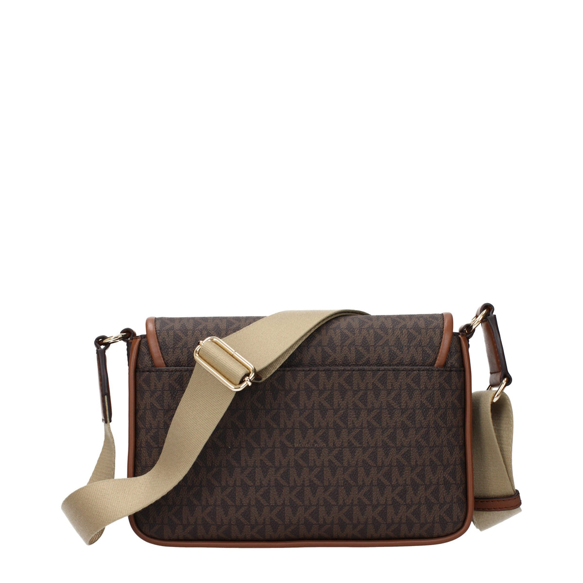 Michael Kors Brown Fabric Crossbody Bag - Chic & Practical