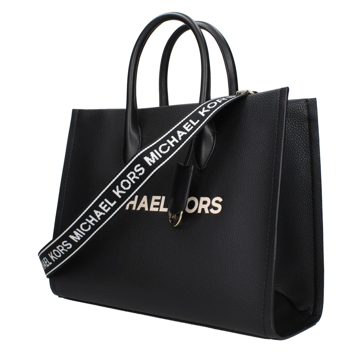 Michael Kors Black Leather Handbag - Chic & Functional Accessory