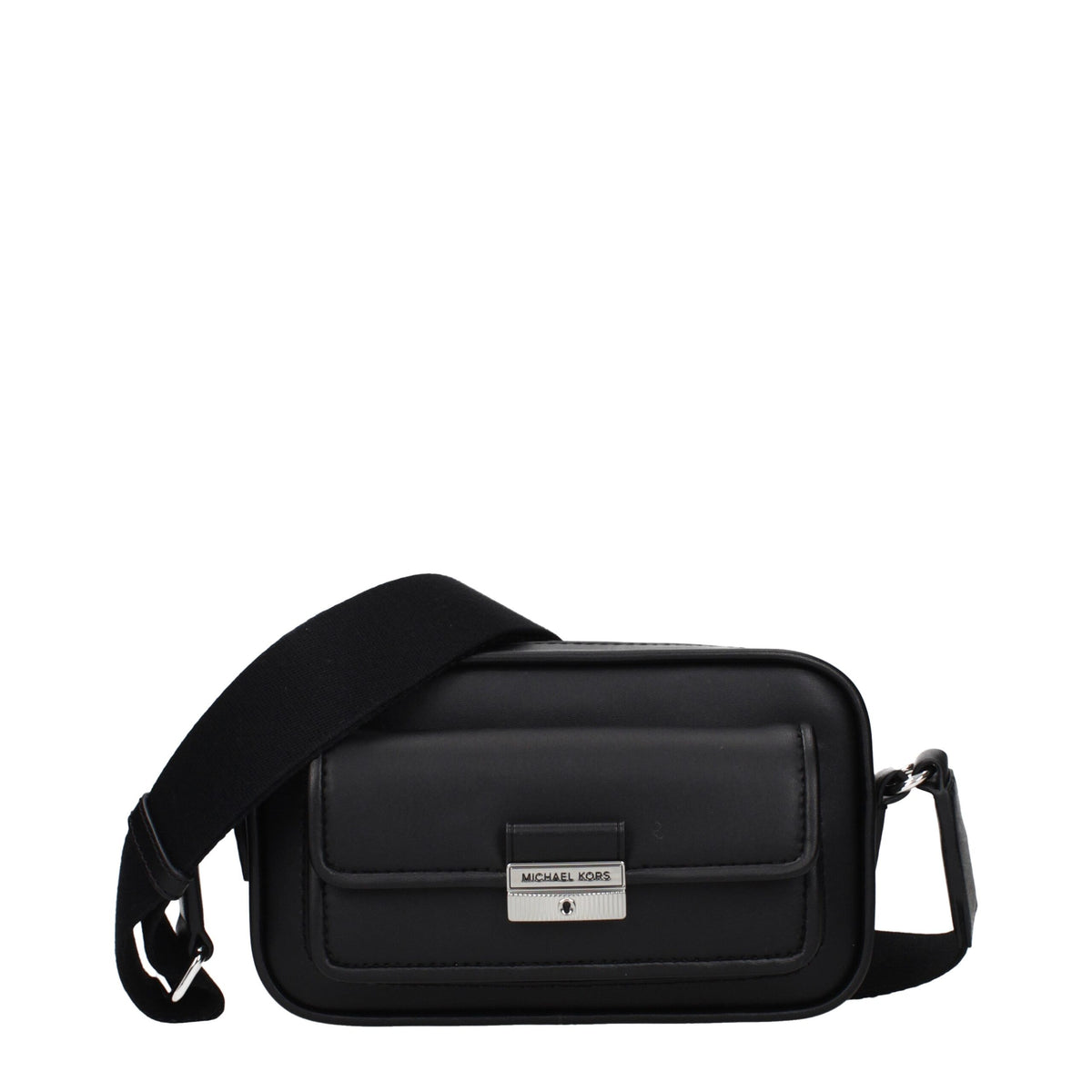 Michael Kors Black Leather Crossbody Bag - Chic & Practical