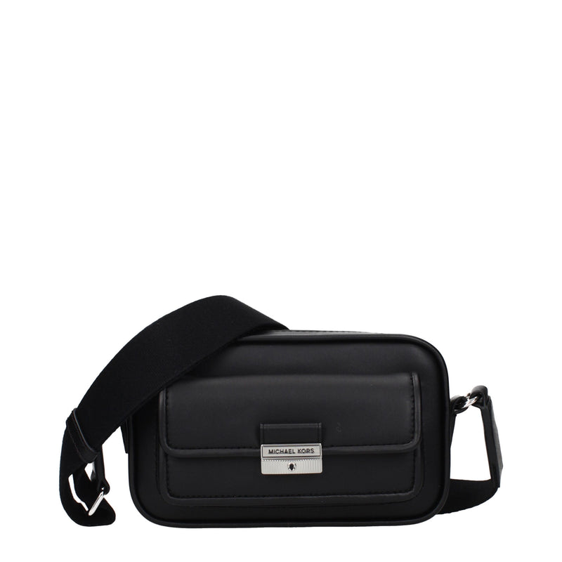 Michael Kors Black Leather Crossbody Bag - Chic & Practical