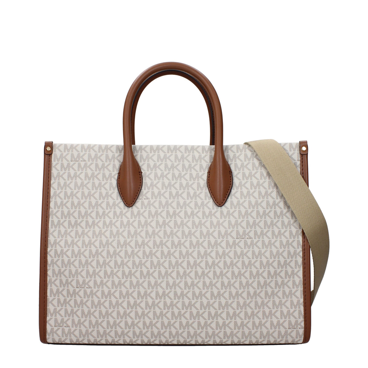 Michael Kors Beige Fabric Handbag - Élégance et Polyvalence
