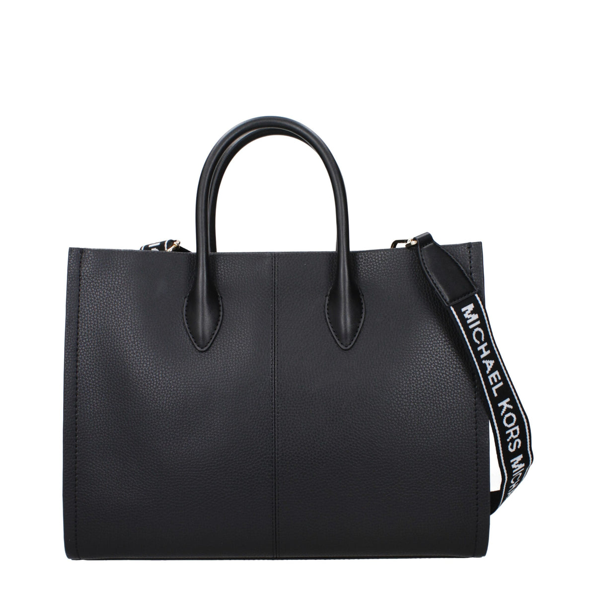 Michael Kors Black Leather Handbag - Chic & Functional Accessory
