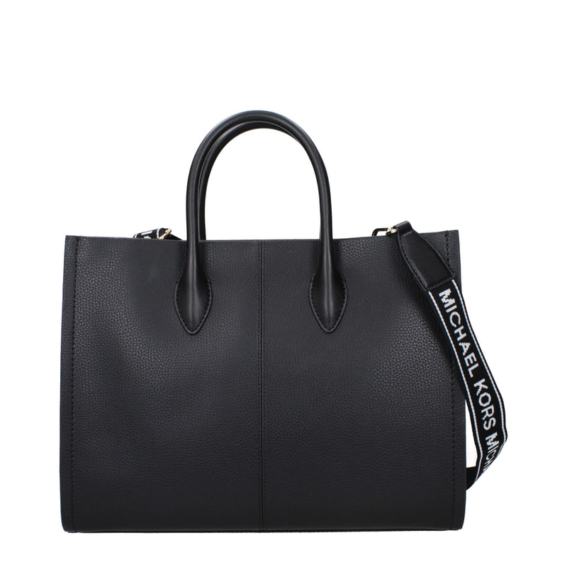 Michael Kors Black Leather Handbag - Stylish & Versatile Accessory