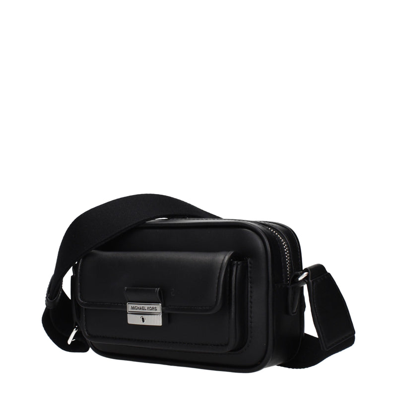 Michael Kors Black Leather Crossbody Bag - Chic & Practical