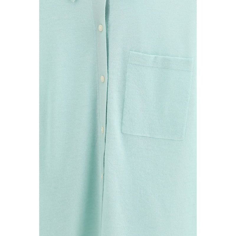 Guest in Residence Blue Cashmere Dress Shirt - Showtime Shirt