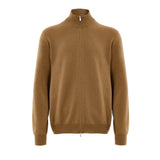 Gran Sasso Brown Wool Turtleneck - Classic Fit for Men
