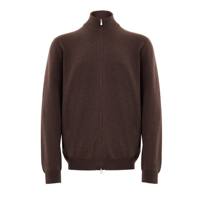 Gilet en laine marron Gran Sasso