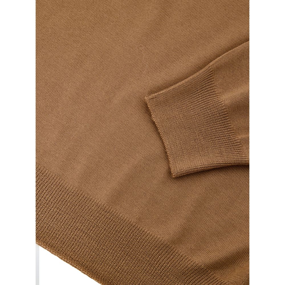 Gran Sasso Brown Wool Sweatshirt for Men