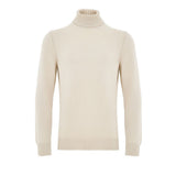 Gran Sasso Beige Wool Turtleneck Sweater for Men